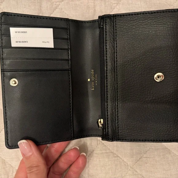 Black Kate Spade New York Romily Sanders Place Satchel with Wallet - Picture 6 of 15